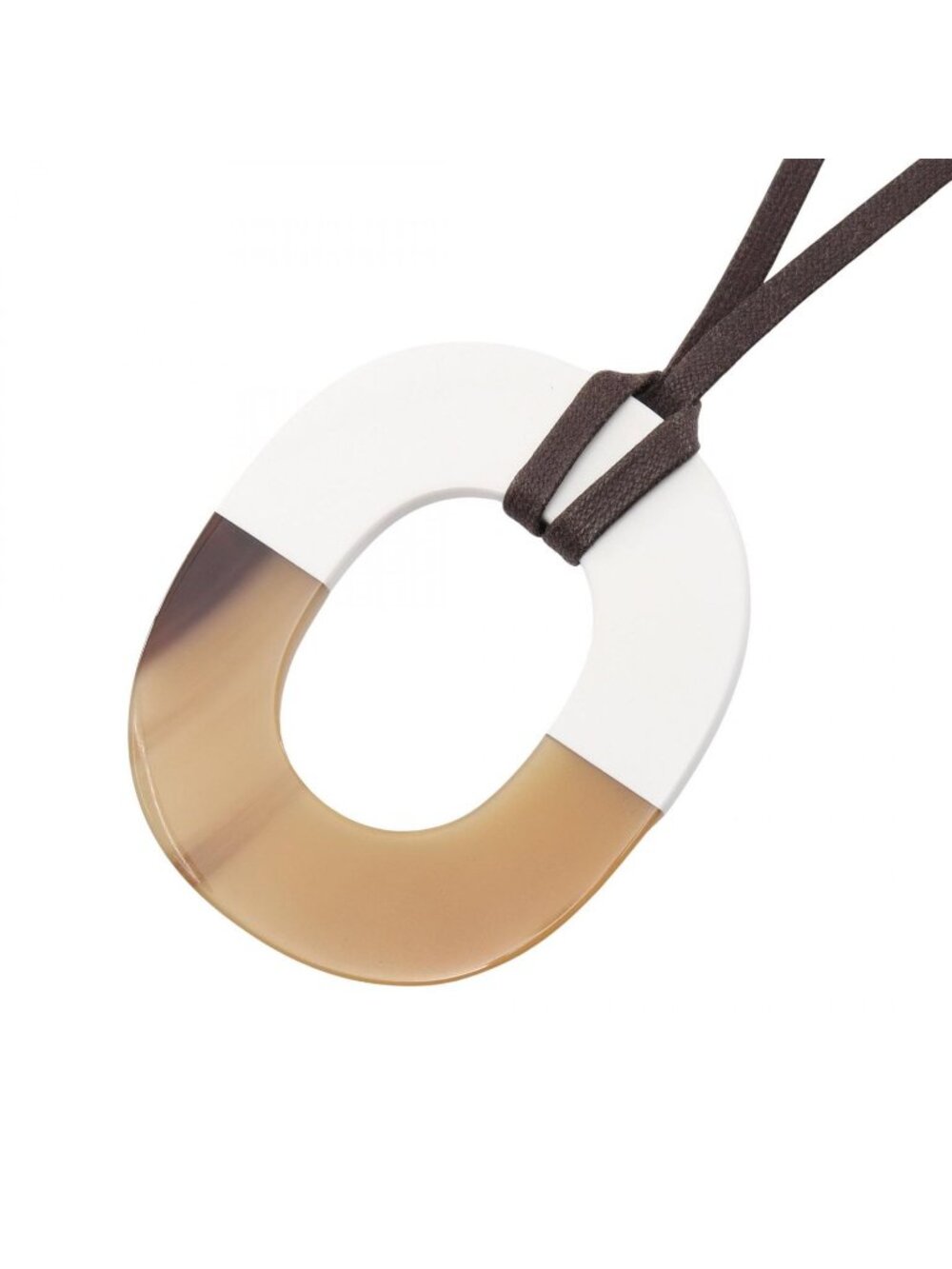 Hermes Necklace Isthme Leather